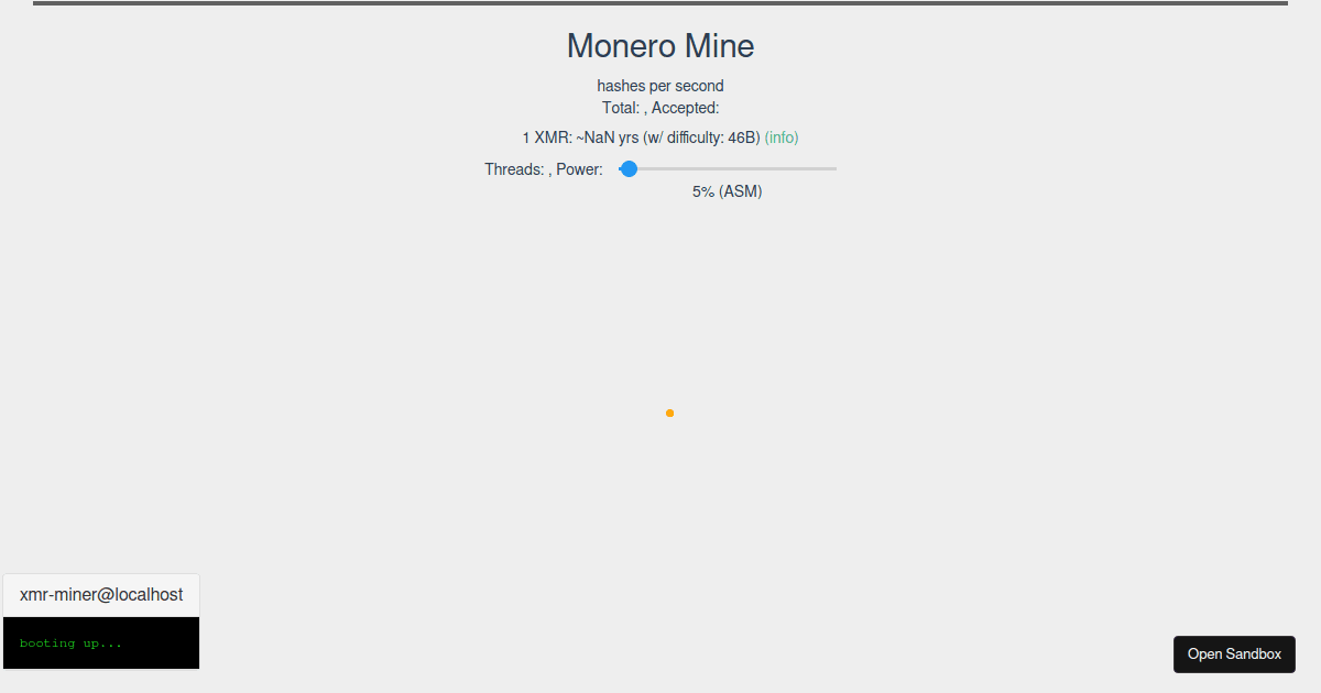 XMR-Web-Miner | Devpost