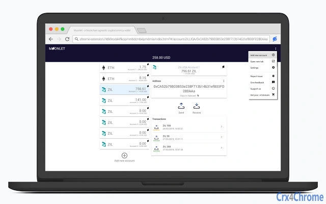 Download Moonlet Wallet Legacy CRX File for Chrome (Old Version) - Crx4Chrome