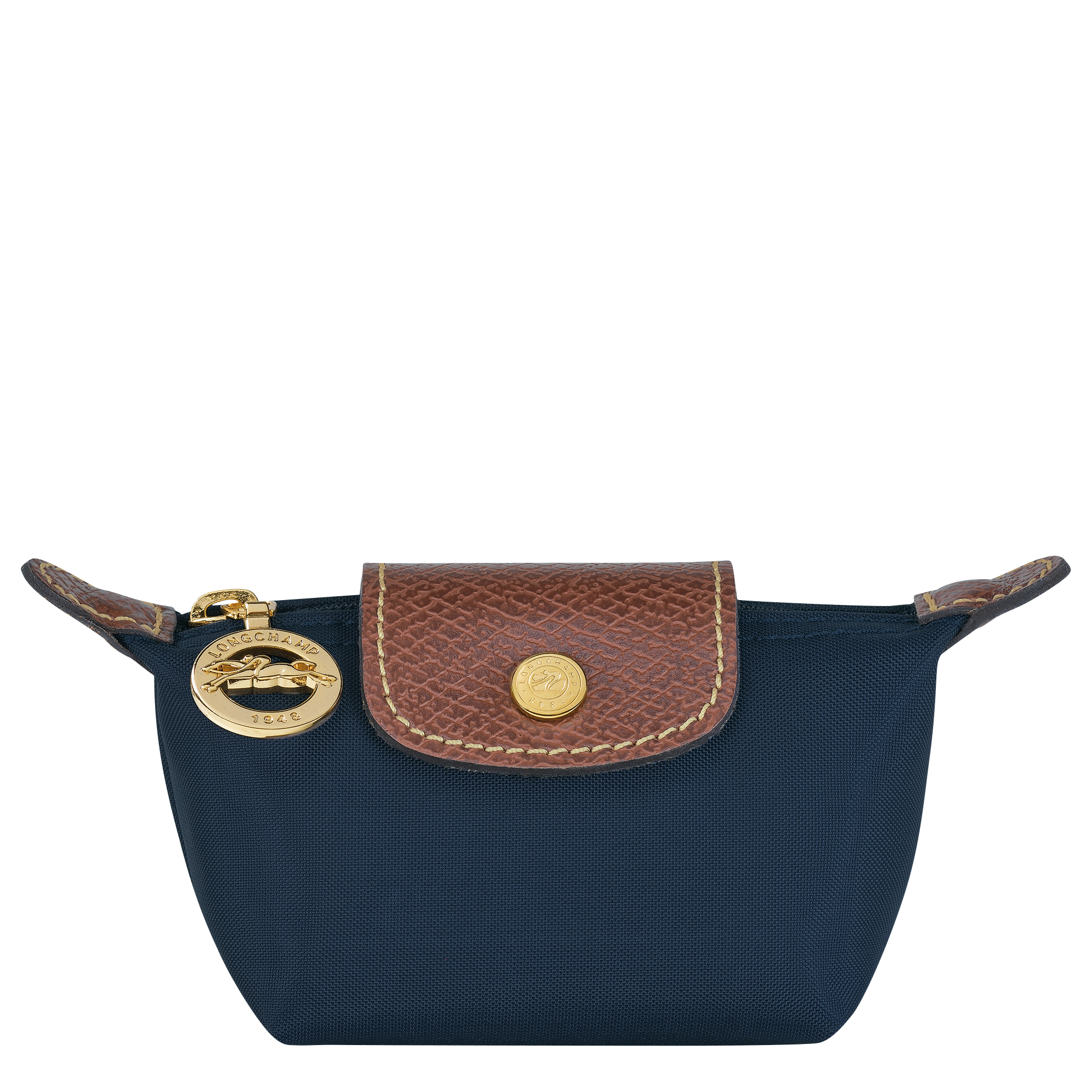 The Chiltern - Women's Coin Purse in Navy Blue Suede | Fairfax & Favor