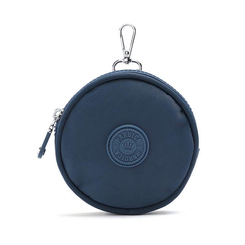 Studio navy blue coin purse with flap – Anekke