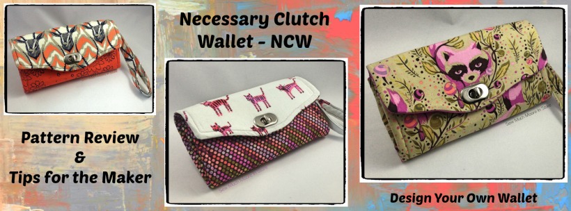 Make your own Necessary Clutch Wallet NCW - Sew Much Moore