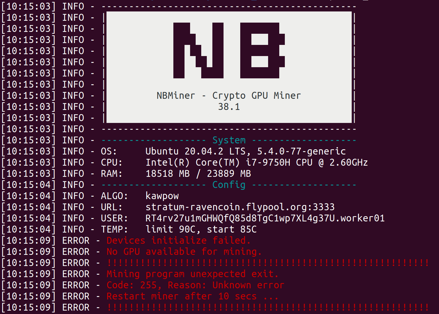 Skip the cards that cannot mine · Issue # · NebuTech/NBMiner · GitHub