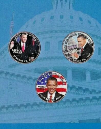 Two Barack Obama Coin Collections '08