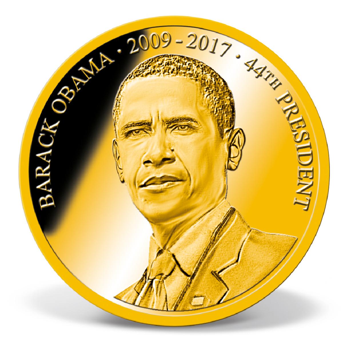 Barack Obama 2nd Term Colourised Coin Collection