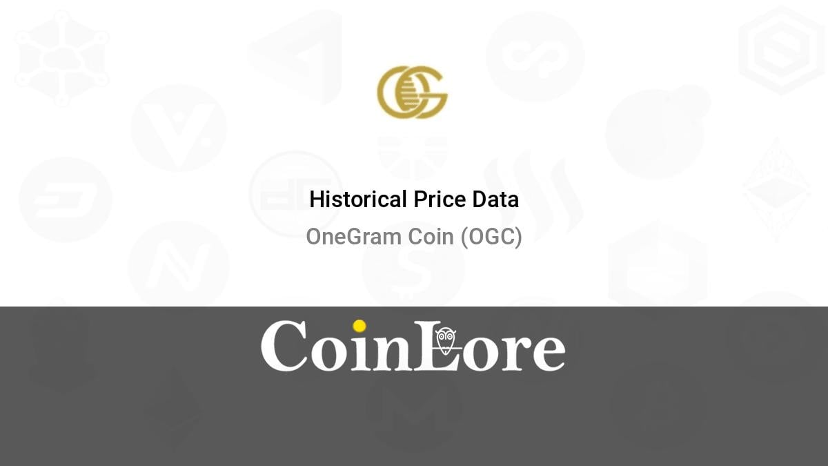 OneGram Coin Price Today - OGC to US dollar Live - Crypto | Coinranking