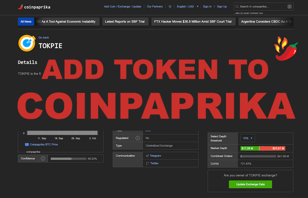 Coinpaprika Public cryptocurrency Api in | JSON API APP