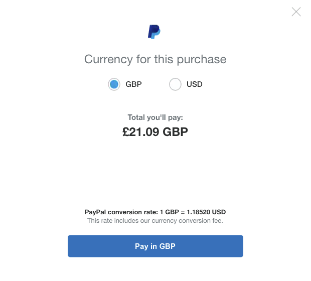 PayPal Consumer Fees - Transaction Fees | PayPal SM