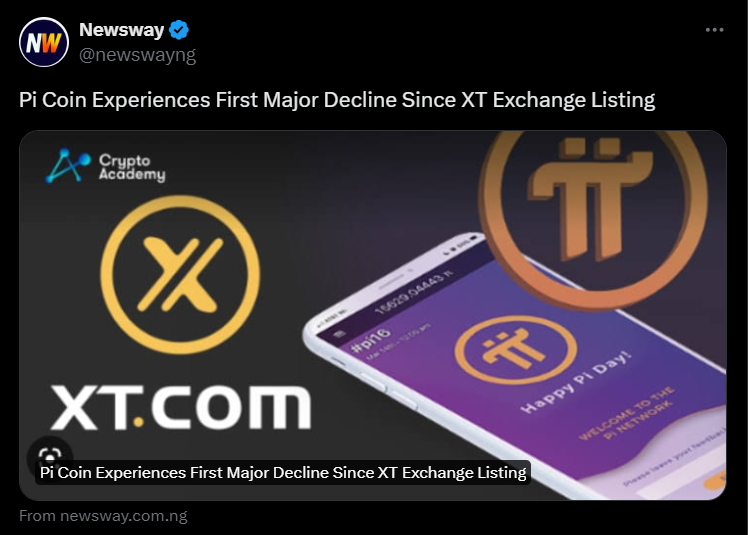 All Exchanges Listing Pi Network Coin (PI) | Coinranking