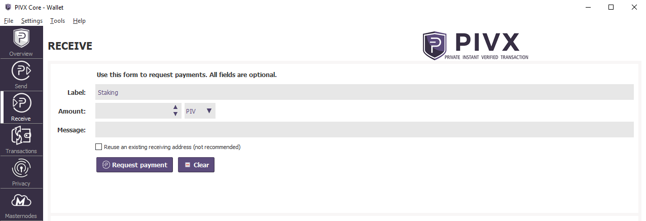 PIVX (PIVX) Staking Rewards Calculator