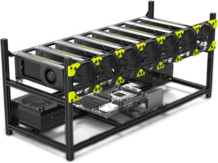 GPU Mining RIG For BTC & ETH Mining |