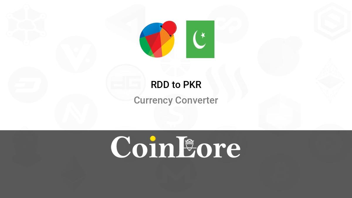 1 RDD to USD Exchange Rate Calculator: How much USD is 1 Reddcoin?