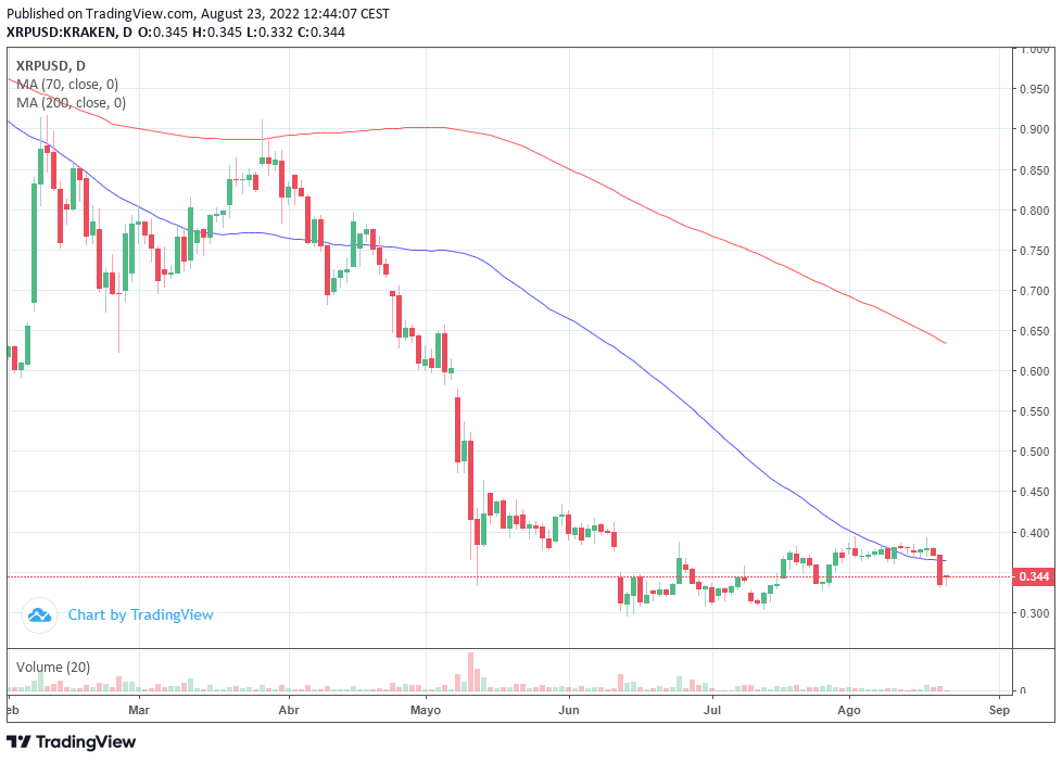 Ripple price - XRP to USD price chart & market cap | CoinBrain