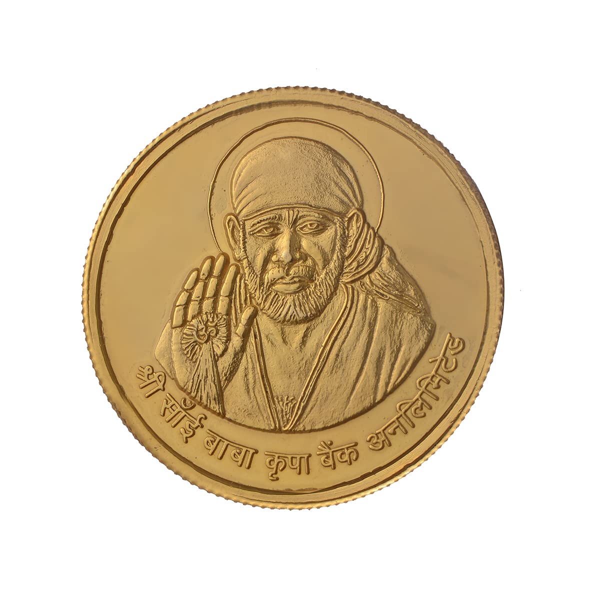 10 gm SAI BABA Silver Coin - TBZ & Sons