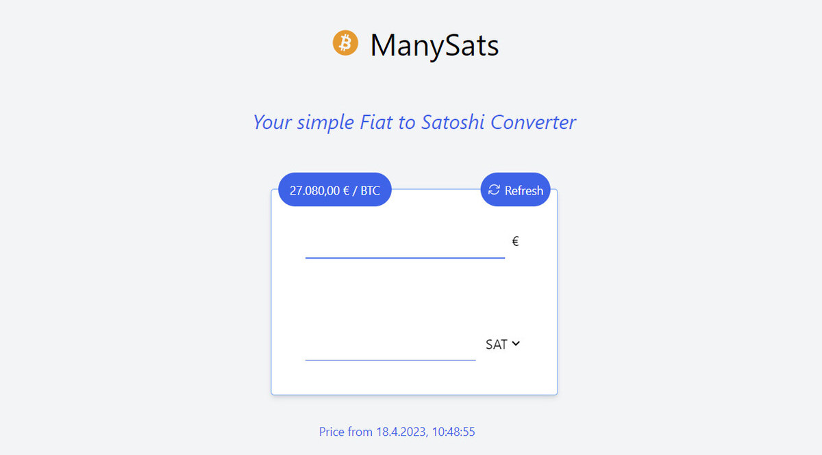 BTC to SATS converter - Bitcoin to Satoshi calculator