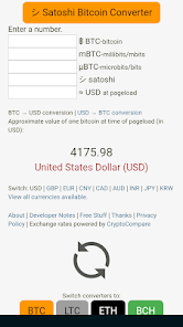 Convert Satoshi to EUR Euro and EUR to Satoshi