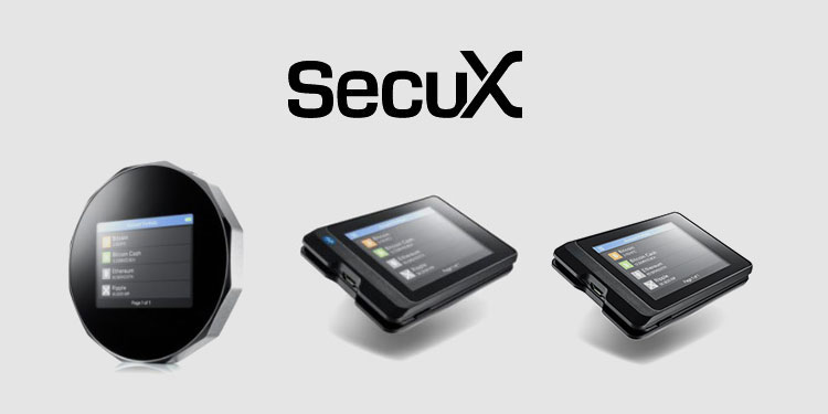 SecuX W20 - Hardware wallet - cryptolive.fun