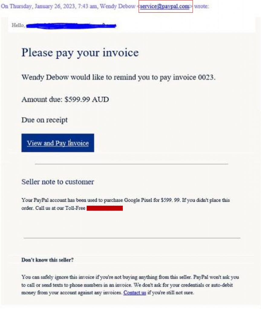 PayPal scam emails on the rise April - Intuitive Strategy