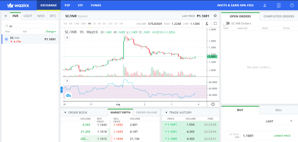 How to buy Siacoin | Buy SC in 4 steps | cryptolive.fun