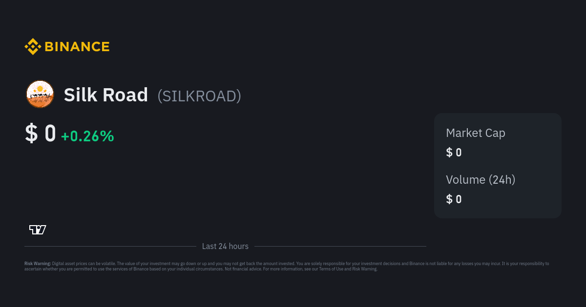 Silk Road price today, SILKROAD to USD live price, marketcap and chart | CoinMarketCap