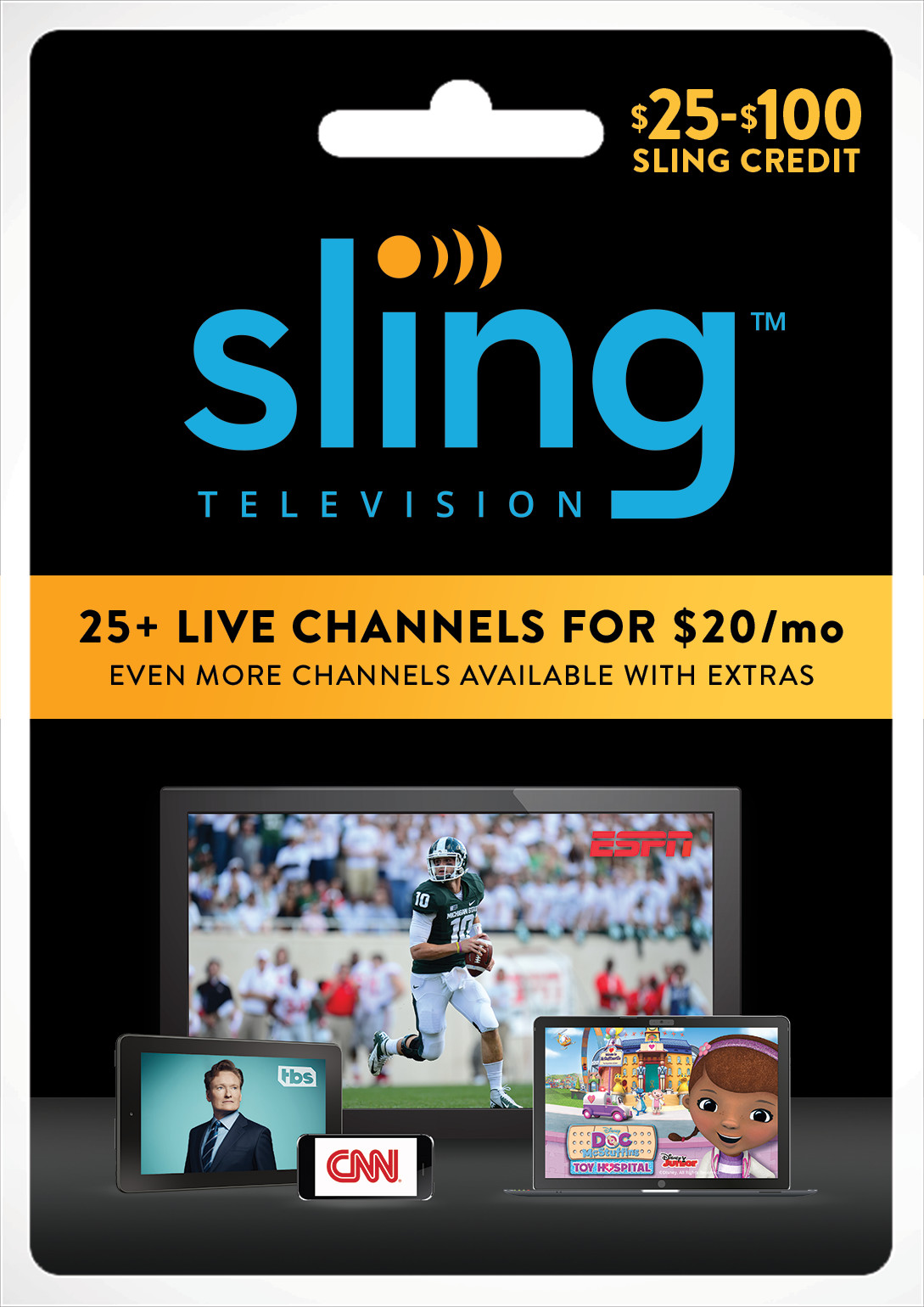 Sling TV Gift Card $25 (US) – PE Belize