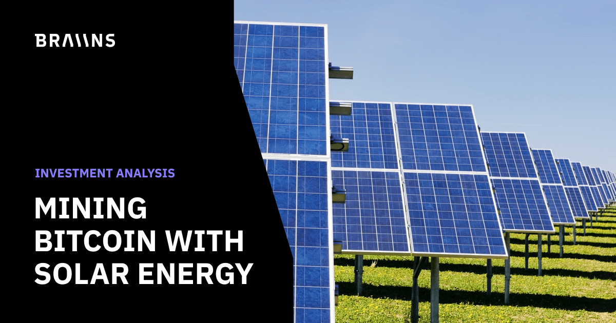 The Benefit of Using Solar-based Energy for Crypto Mining