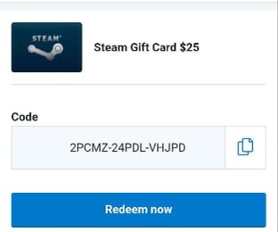 Steam Gift Cards