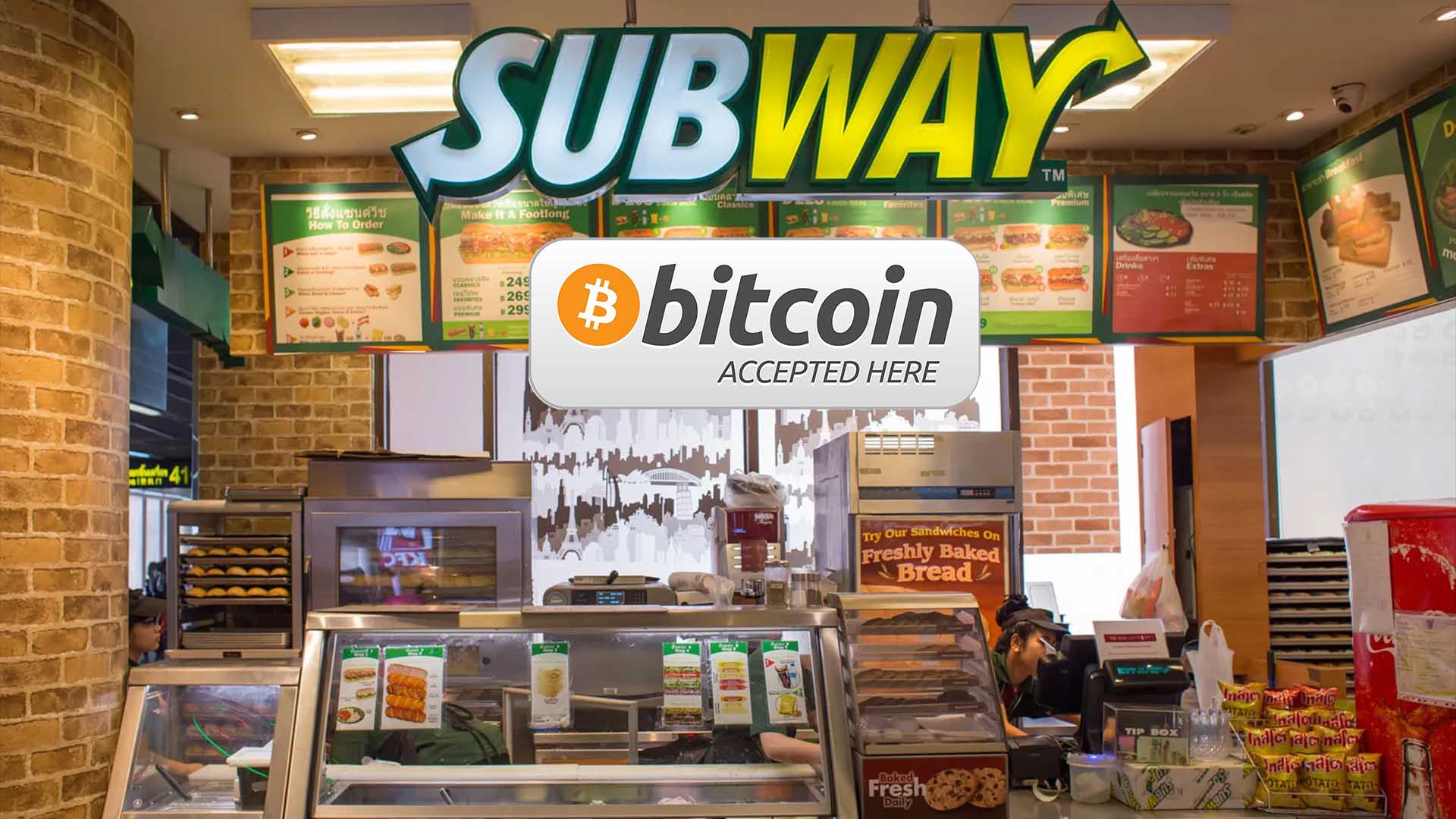 Subway is trying out Bitcoin as a form of payment