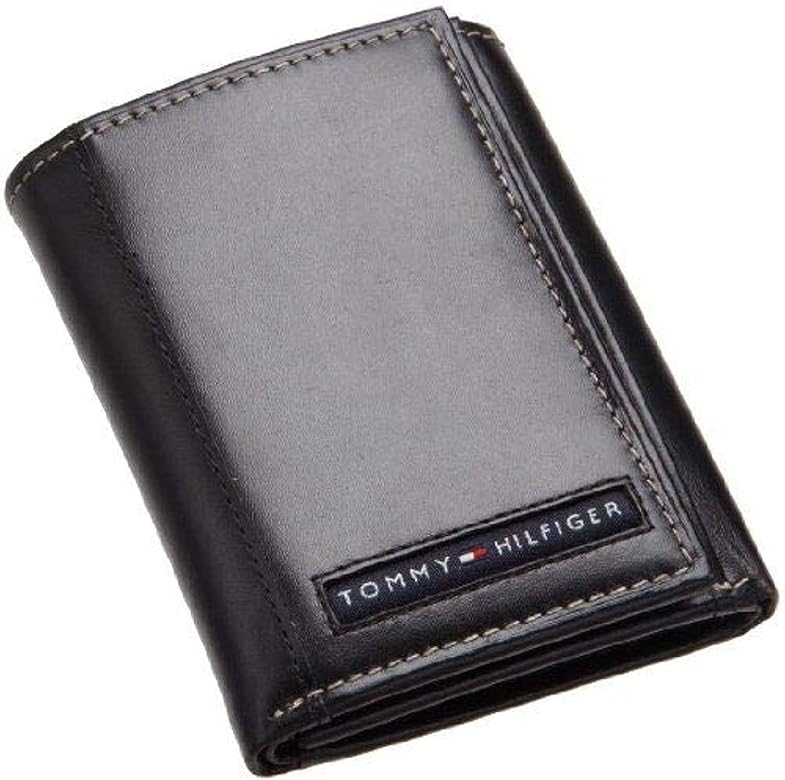 Tommy Hilfiger Mens Genuine Leather Passcase Wallet at Amazon Men’s Clothing store