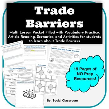 Barriers to International Trade | Activity Worksheet & Video | Teaching Resources