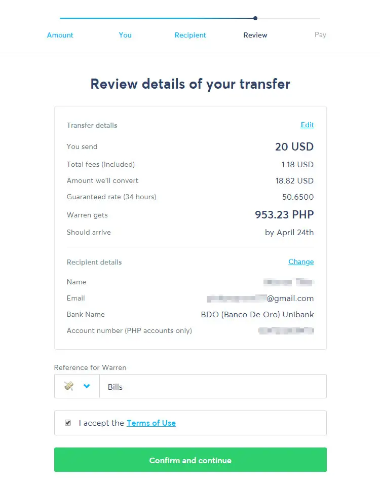 Convert Your USD Into PHP Using Transferwise