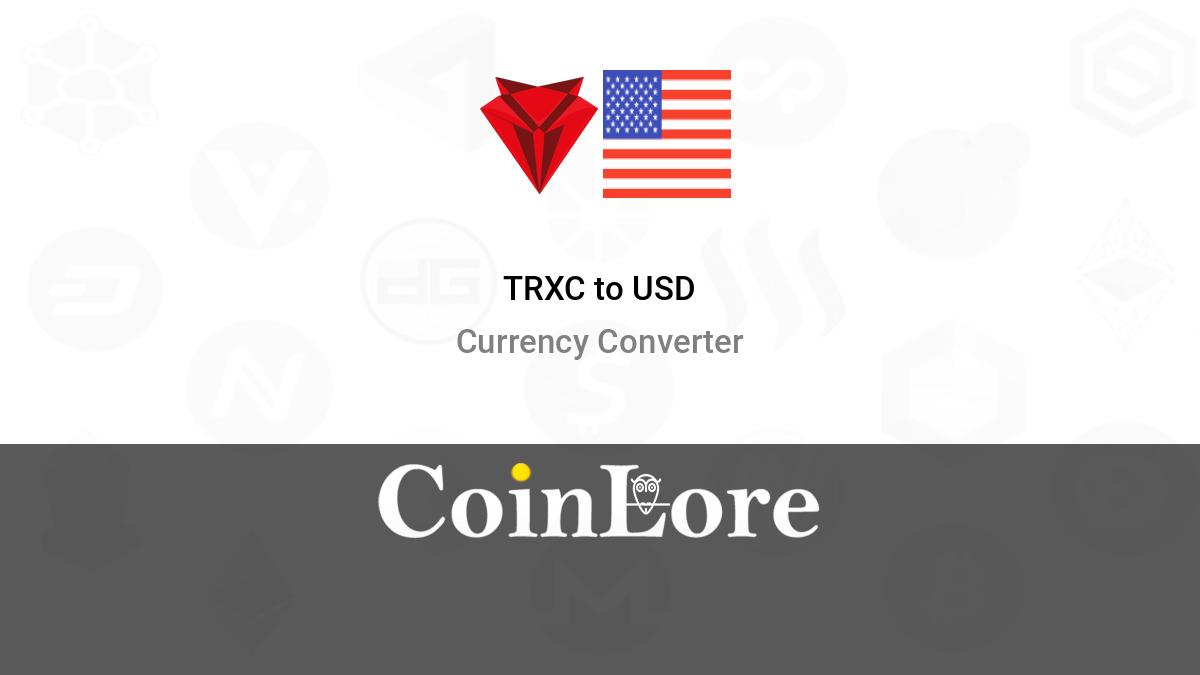 TRONCLASSIC price today, TRXC to USD live price, marketcap and chart | CoinMarketCap