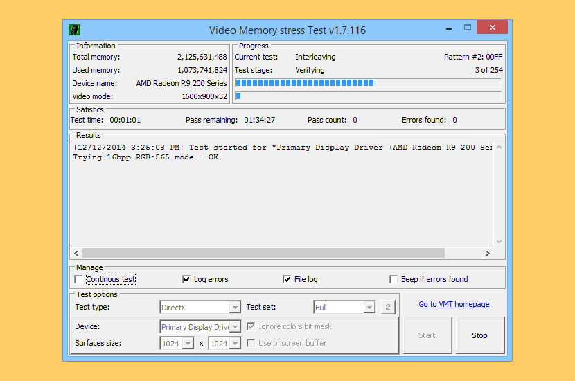 Video Card Stability Test - Free download and software reviews - CNET Download