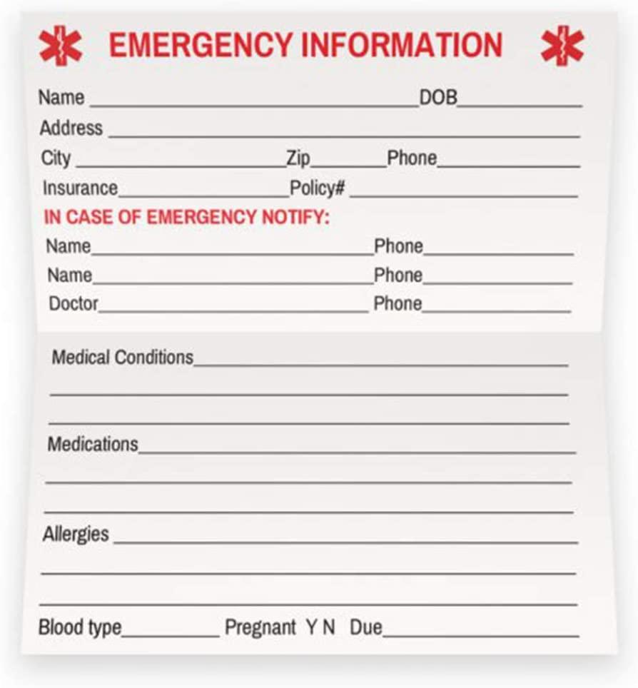 Free Custom Medical Alert Wallet Card | Lauren's Hope