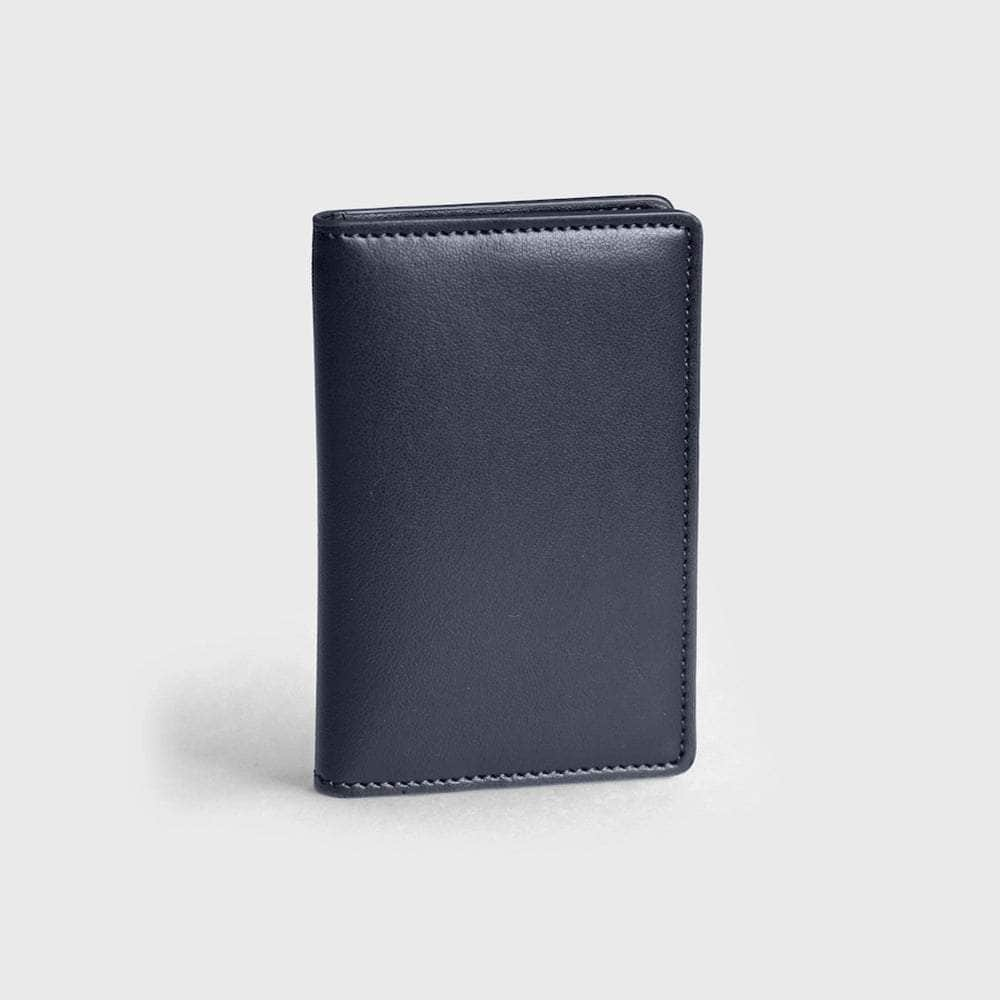 Blue Metallic Leather Wallet for Women - LePortefeuille Charlotte Beetle | PAUL MARIUS