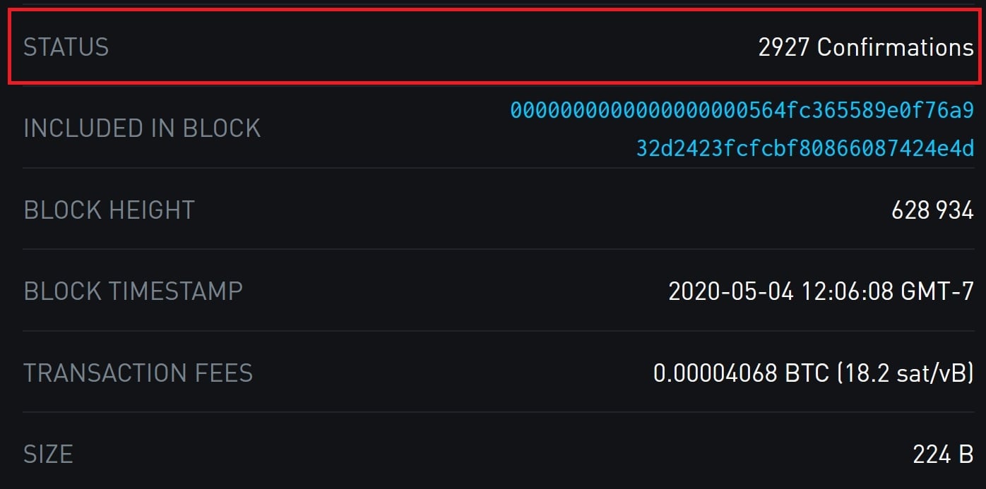 Blockchain Confirmation Meaning | Ledger