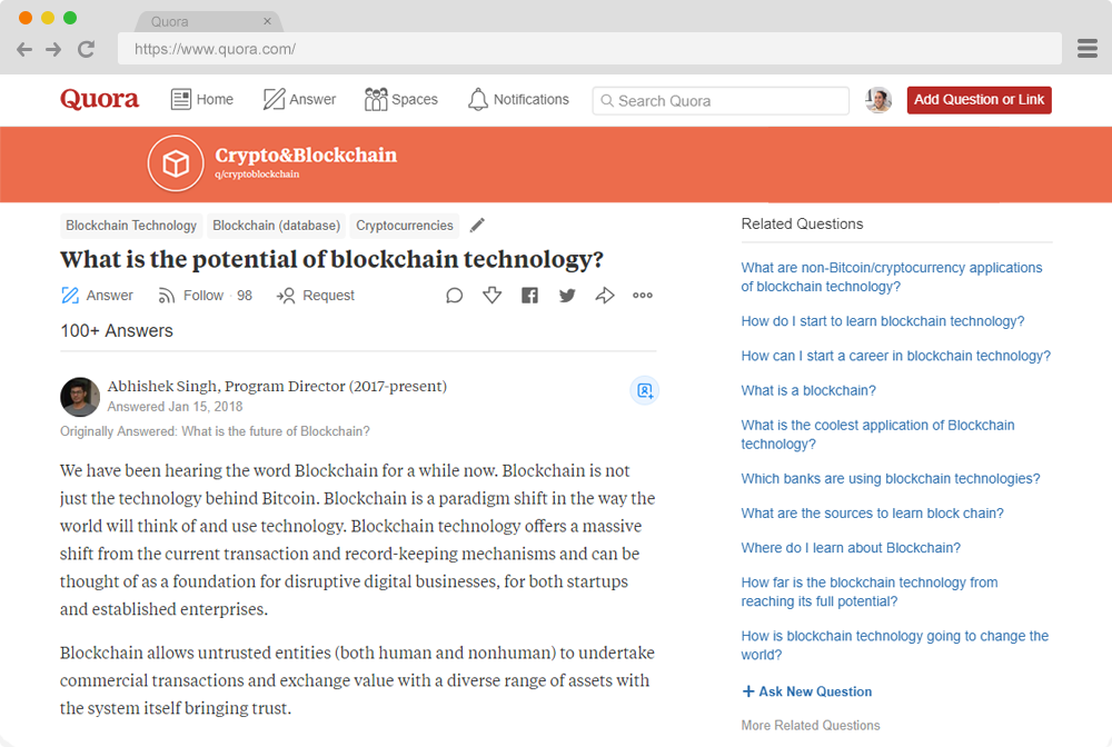 What is blockchain technology, and how does it work? - Hx Technology - Quora