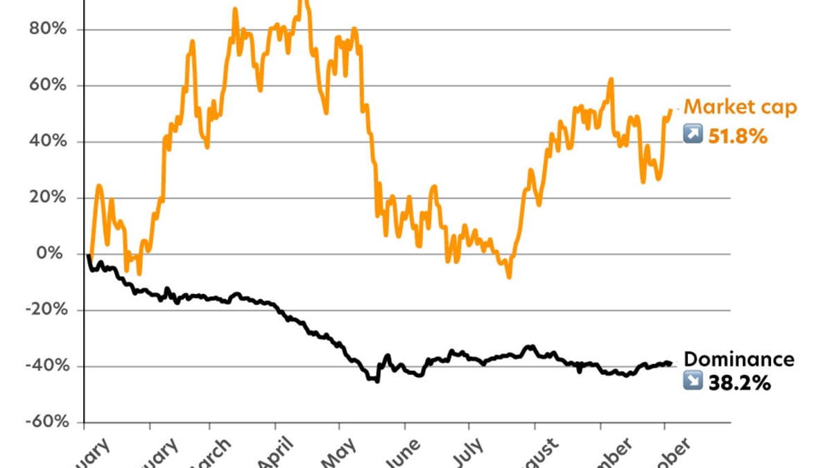 Bitcoin Dominance Rate - CoinDesk