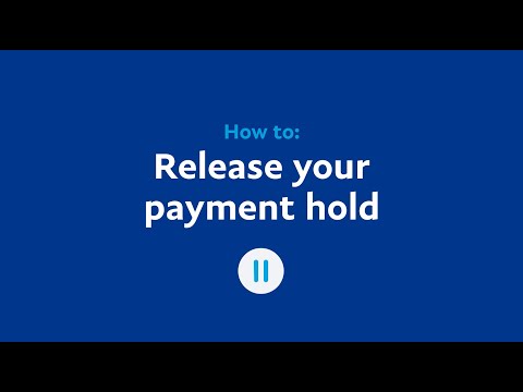 How can I release my payment(s) on hold? | PayPal AU