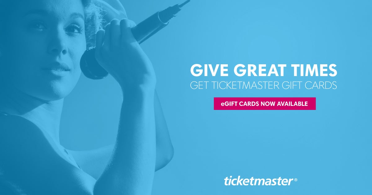 Give the Gift of Live - Ticketmaster e-Gift Cards