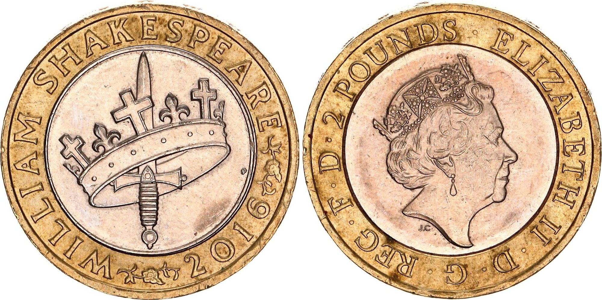 Shakespeare Histories Crown Circulating £2 - CrawleyCoins