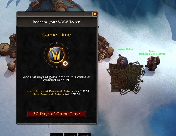 World of Warcraft Token Cannot Be Redeemed For Balance By Some Players