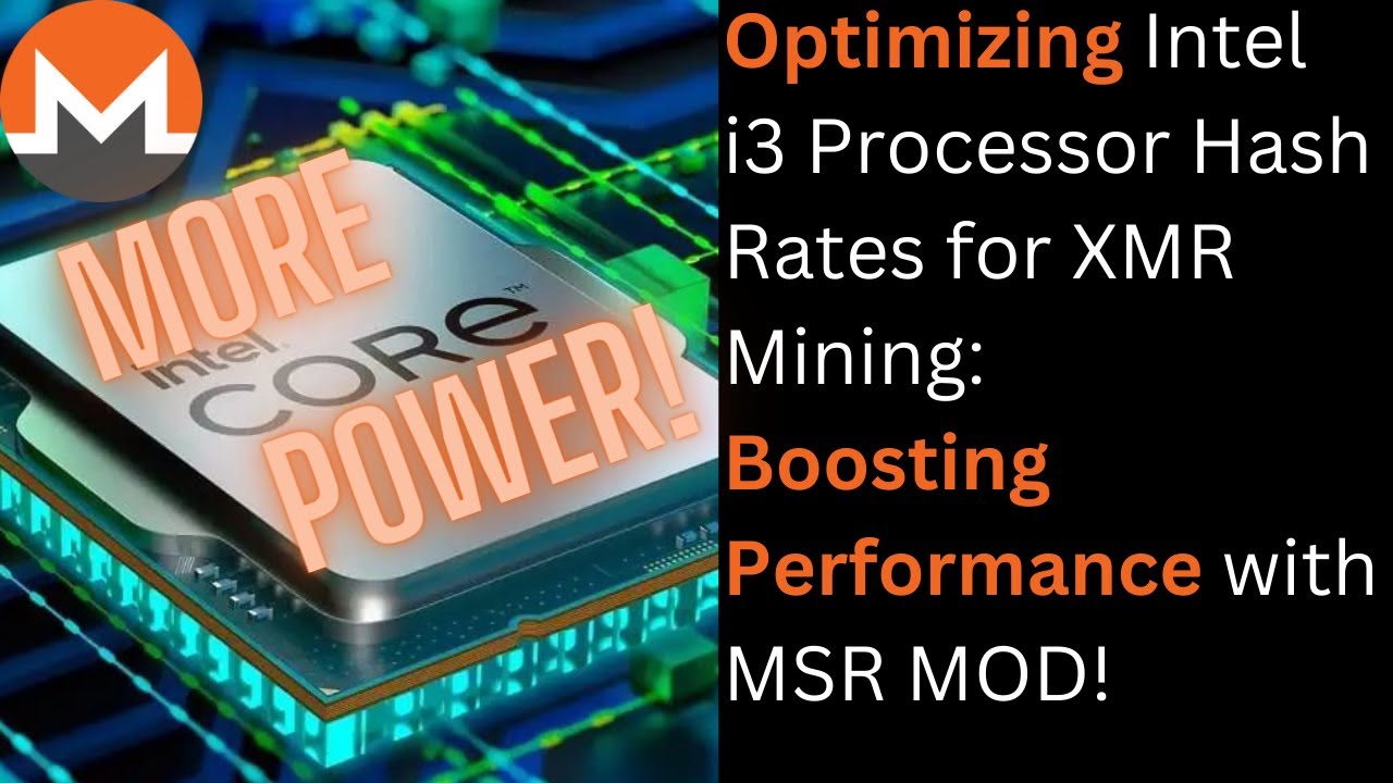 Mining Monero (XMR) on Intel i - cryptolive.fun