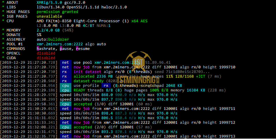 CPU Mining Calculator - Rabid Mining