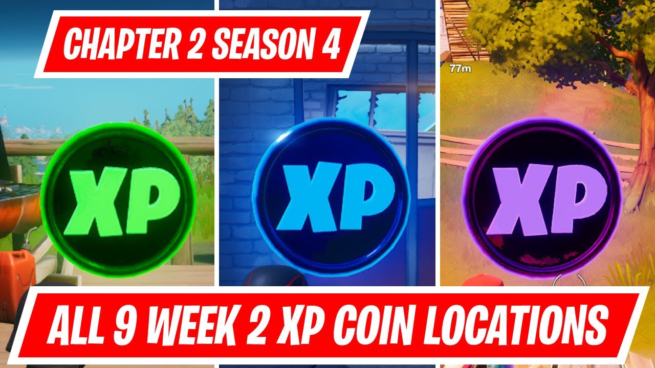 All Fortnite Season 4 Week 2 XP Coin Locations