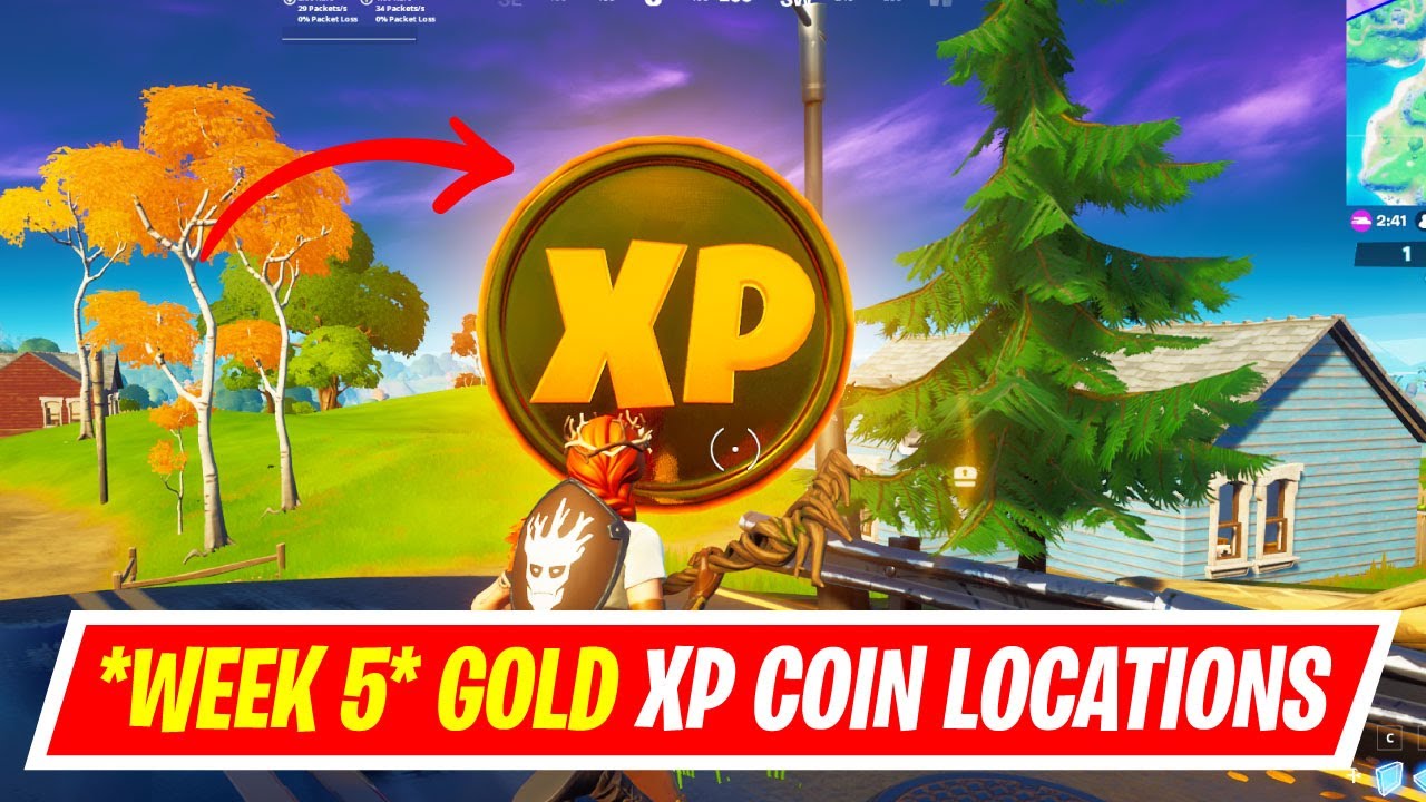 Fortnite Week 5 XP coins: All XP coin locations on the Fortnite map- Republic World